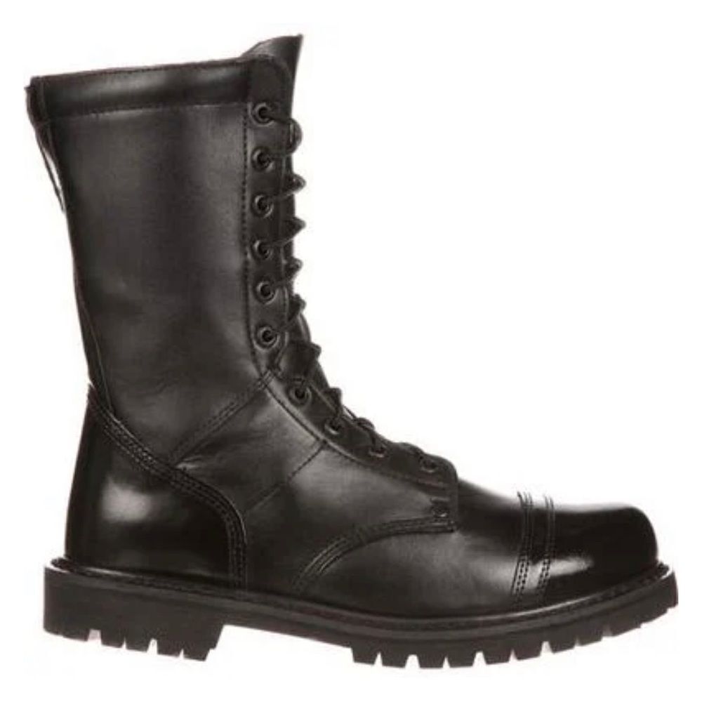 Rocky Men's Size 8 side zipper black jump boot (see photo desc)